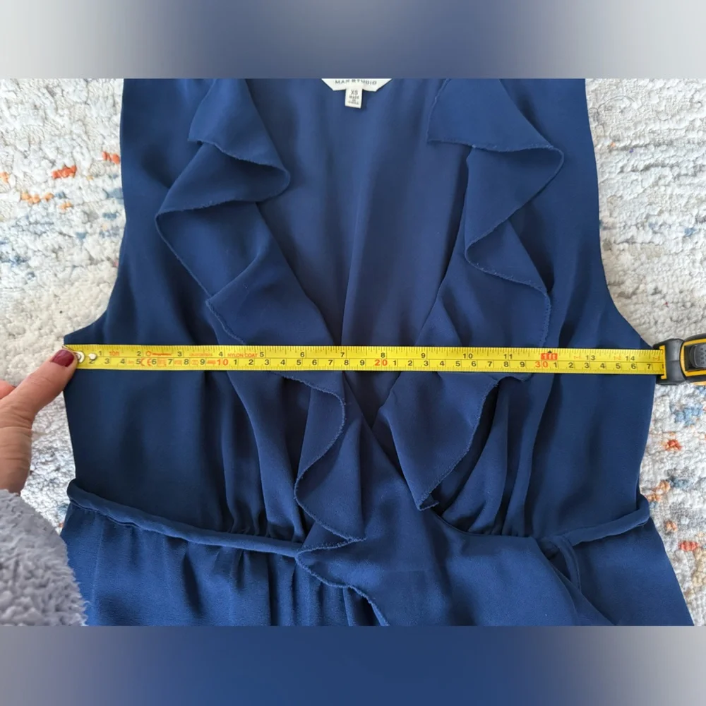 Max Studio Ruffle Dress, XS - Picture 4 of 9